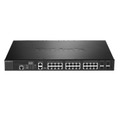 D-Link DXS-3400-24TC 20-port 10GBASE-T and 4-port 10GBASE-T/SFP+ combo design L3 Managed Switch